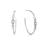 Orecchini Ania Haie Donna Links in Argento E004-03H - E004-03H